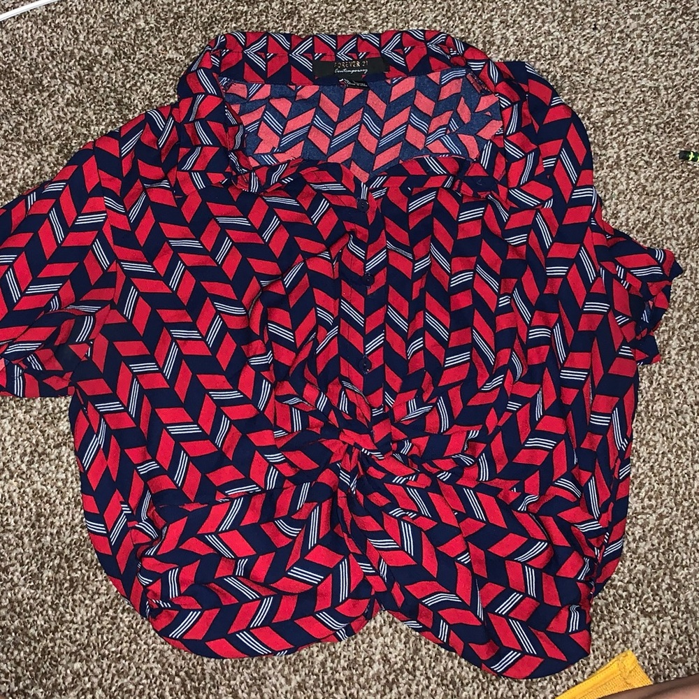 Plaid Like Crop Top